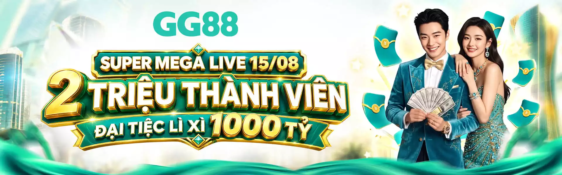 GG88 TV Banner super mega live 15/8